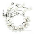 Women Pearl Flower Brooch (FQ-3013)